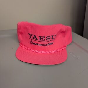 Vtg. YAESU Communications Trucker Hat